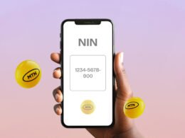 MTN subscriber linking National Identification Number to mobile line in Nigeria