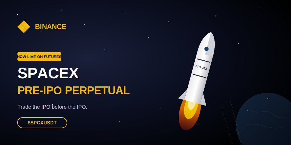 How Crypto Is Bringing the SpaceX IPO Closer to Africa With Binance's Derivative SPCXUSDT 7 SpaceX IPO on Nasdaq and Binance's SPCXUSDT contract offering African traders exposure to SpaceX valuation