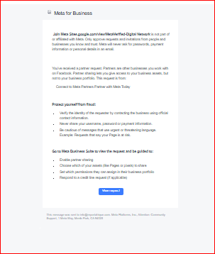 Possible Meta Business Suite Email Anomaly Triggers Concern as Users Report Mass “Partner Request” Messages 8 Users report repeated Meta partner request emails from noreply@business.facebook.com, raising concerns about a possible Meta Business Suite email bug.