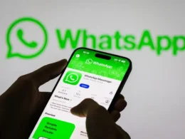 A conceptual illustration showing WhatsApp usernames nigeria, digital identity, cybersecurity shields and phishing warning icons against a Nigerian digital landscape.