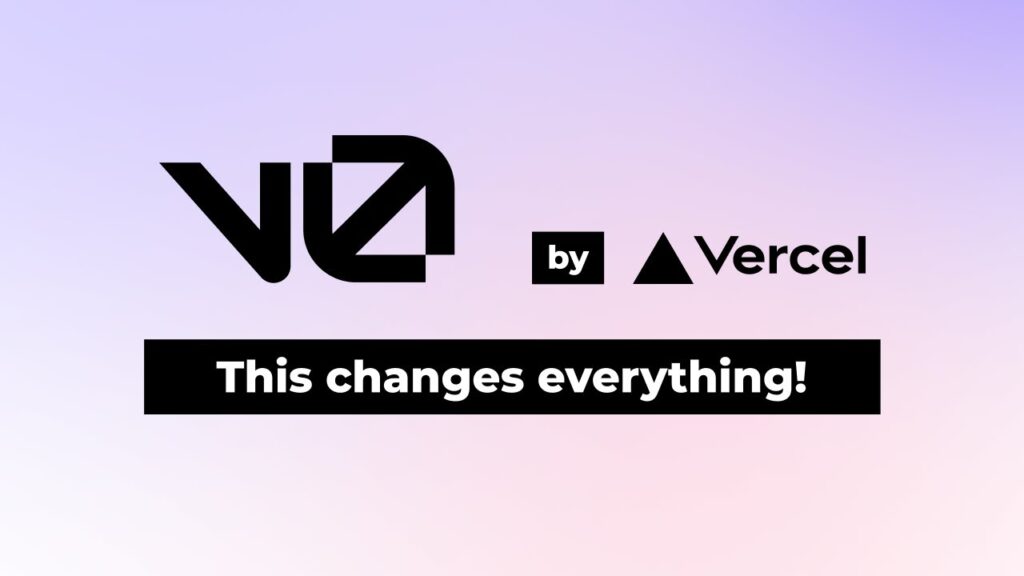 v0 by Vercel AI tool for React, Next.js and frontend development