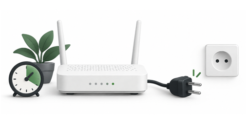 Illustration 2  Power off fully and allow the router time to reconnect.